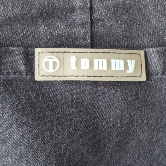 Tommy Hilfiger vintage dark blue stretchy shorts with lace up sides. Size 3 - Picture 4 of 6